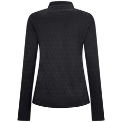 Anaheim Ducks Levelwear Women's Spike Raglan Quarter-Zip Top Black