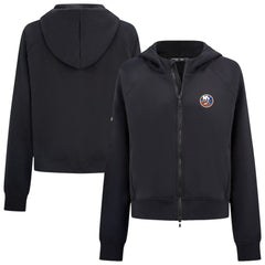 New York Islanders Levelwear Women's Judd Raglan Full-Zip Hoodie Black