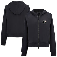 Philadelphia Flyers Levelwear Women's Judd Raglan Full-Zip Hoodie Black