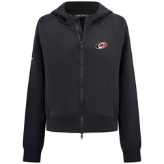 Carolina Hurricanes Levelwear Women's Judd Raglan Full-Zip Hoodie Black