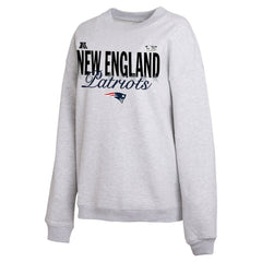 New England Patriots WEAR by Erin Andrews Women's Super Bowl LX Fleece Sweatshirt - Gray for sale