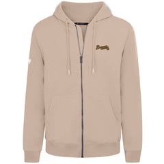 Atlanta Braves Levelwear Podium Full-Zip Hoodie - Khaki