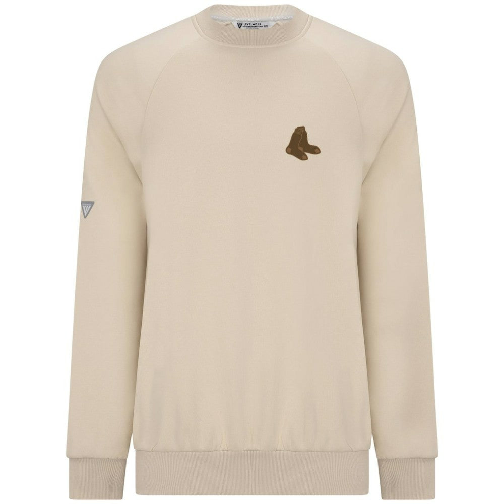 Boston Red Sox Levelwear Connect Logo Sweatshirt - Khaki