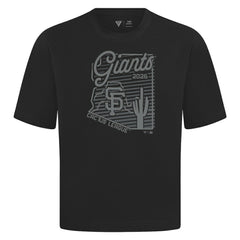 San Francisco Giants Levelwear Sunrise Luxe Signature Knit T-Shirt - Black