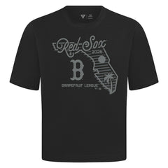 Boston Red Sox Levelwear Sunrise Luxe Signature Knit T-Shirt - Black