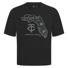 Minnesota Twins Levelwear Sunrise Luxe Signature Knit T-Shirt - Black