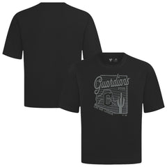 Cleveland Guardians Levelwear Sunrise Luxe Signature Knit T-Shirt - Black