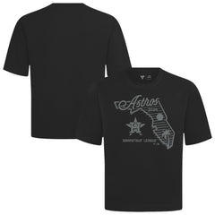 Houston Astros Levelwear Sunrise Luxe Signature Knit T-Shirt - Black