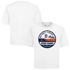 Detroit Tigers Levelwear Spring Training Badge Luxe Signature Knit T-Shirt - White