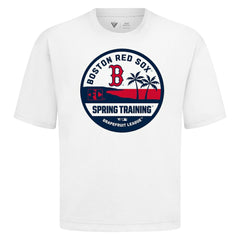 Boston Red Sox Levelwear Spring Training Badge Luxe Signature Knit T-Shirt - White