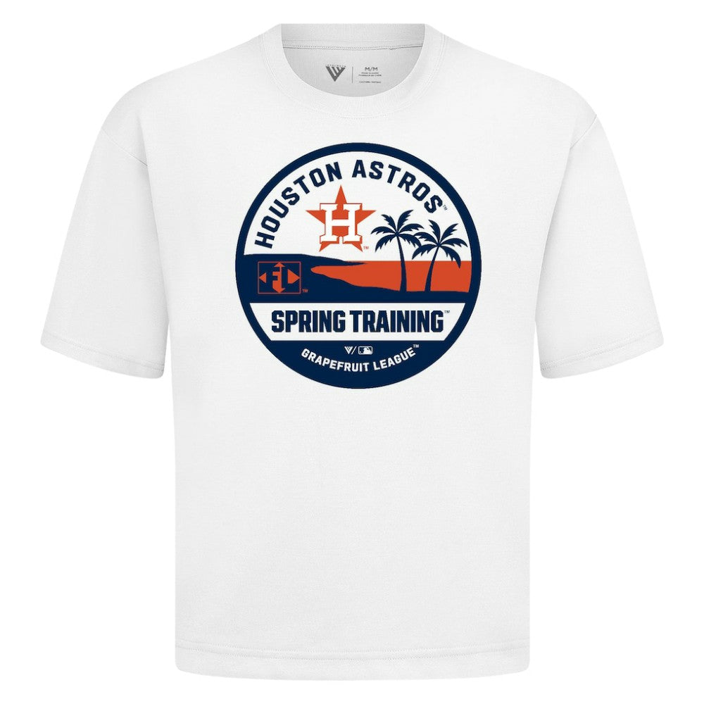 Houston Astros Levelwear Spring Training Badge Luxe Signature Knit T-Shirt - White