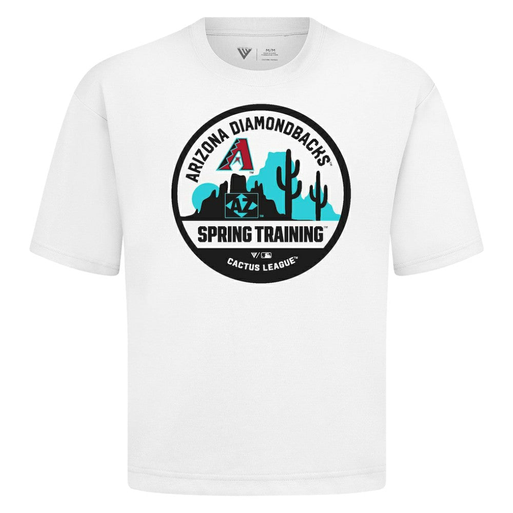 Arizona Diamondbacks Levelwear Spring Training Badge Luxe Signature Knit T-Shirt - White
