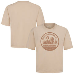 Arizona Diamondbacks Levelwear Spring Training Badge Luxe Signature Knit T-Shirt - Khaki