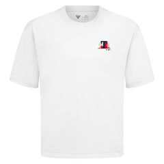 Texas Rangers Levelwear  Luxe Signature Knit T-Shirt - White