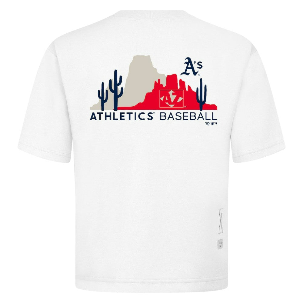 Athletics Levelwear  Luxe Signature Knit T-Shirt - White