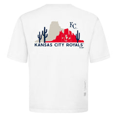 Kansas City Royals Levelwear  Luxe Signature Knit T-Shirt - White