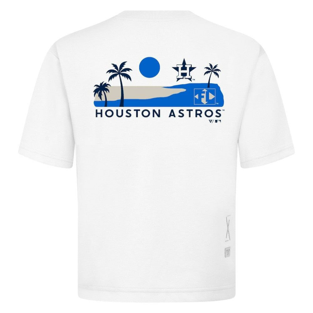 Houston Astros Levelwear  Luxe Signature Knit T-Shirt - White