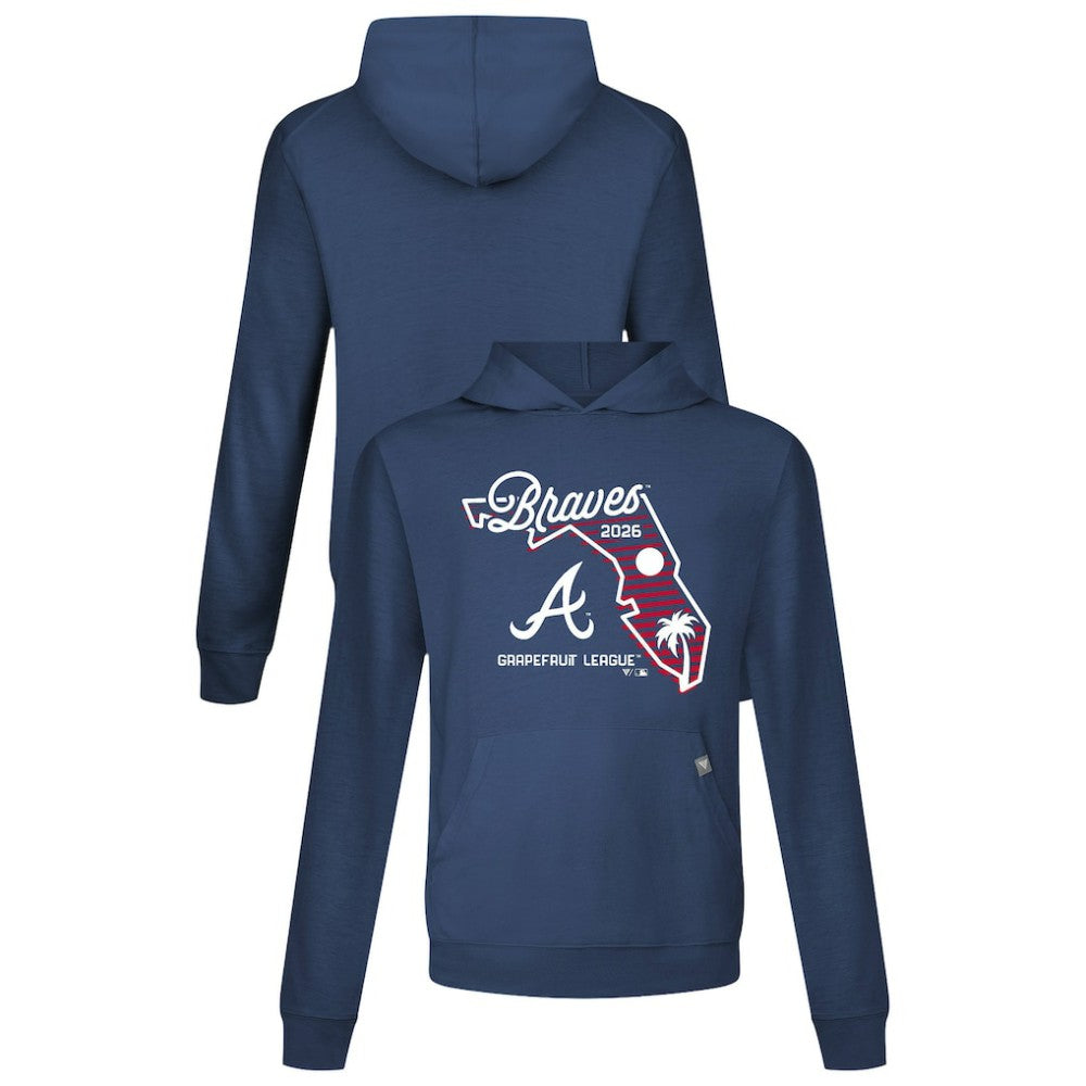 Atlanta Braves Levelwear Sunrise Relay Hoodie - Navy