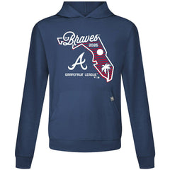 Atlanta Braves Levelwear Sunrise Relay Hoodie - Navy
