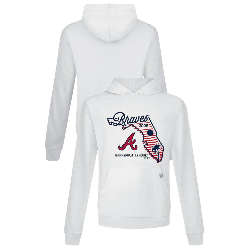 Atlanta Braves Levelwear Sunrise Relay Hoodie - White