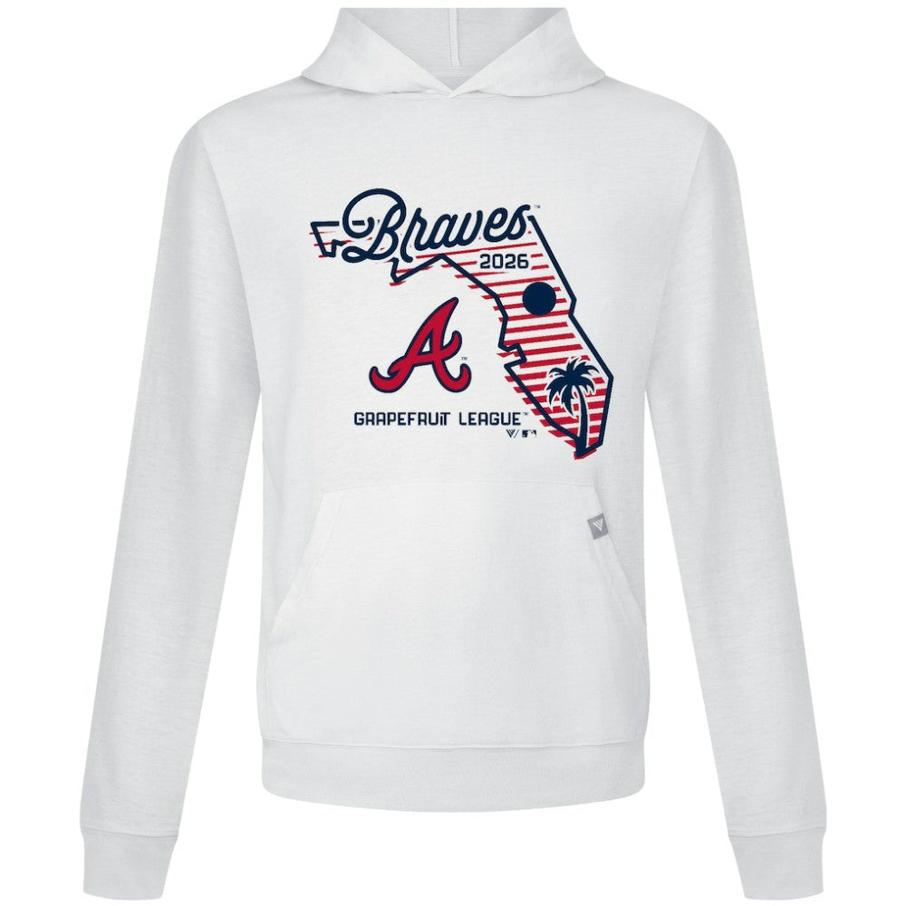 Atlanta Braves Levelwear Sunrise Relay Hoodie - White