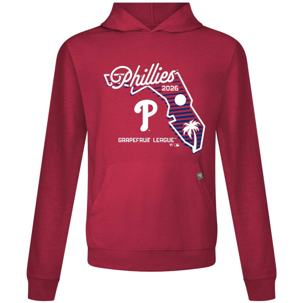 Philadelphia Phillies Levelwear Sunrise Relay Hoodie - Red