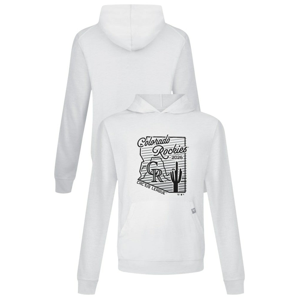 Colorado Rockies Levelwear Sunrise Relay Hoodie - White