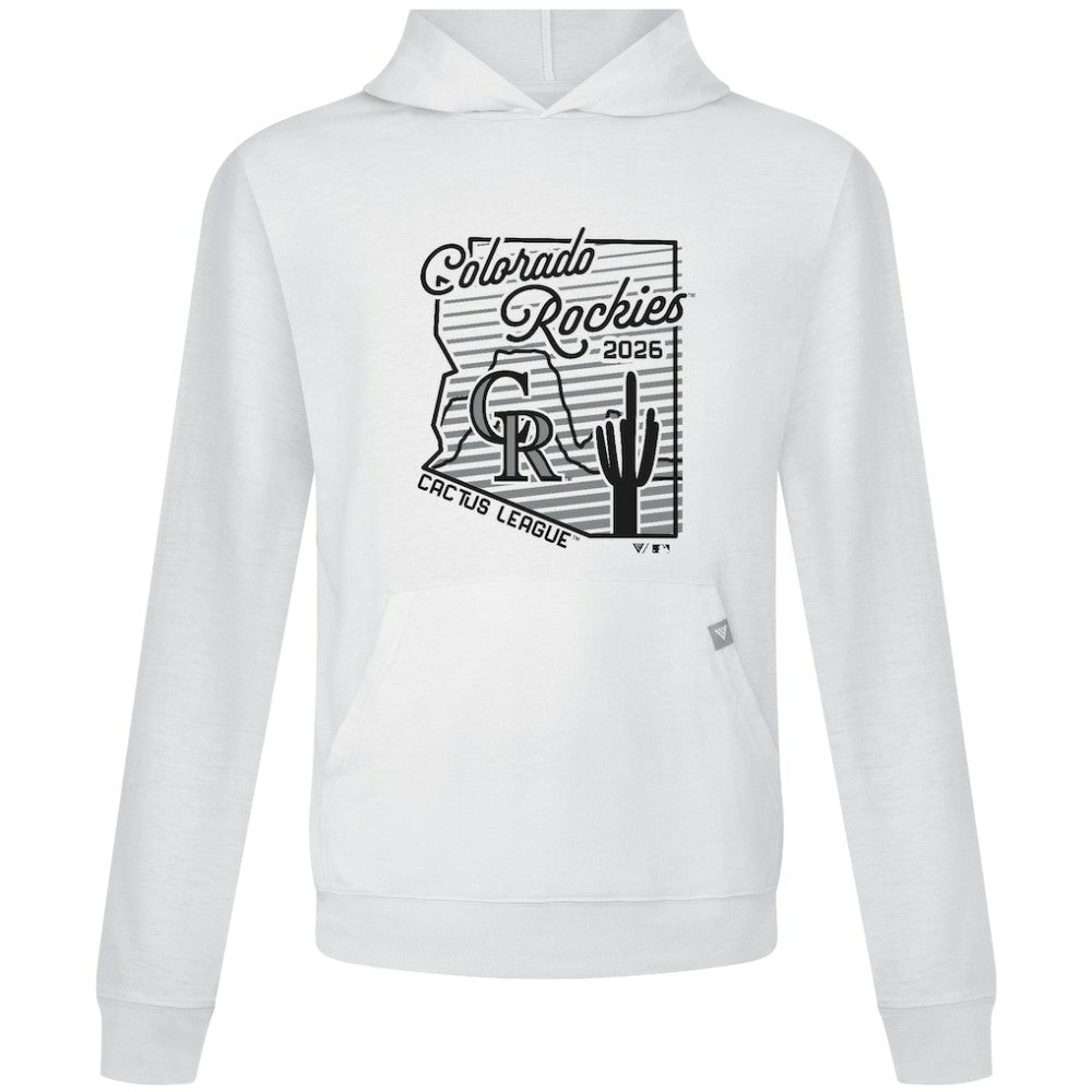 Colorado Rockies Levelwear Sunrise Relay Hoodie - White