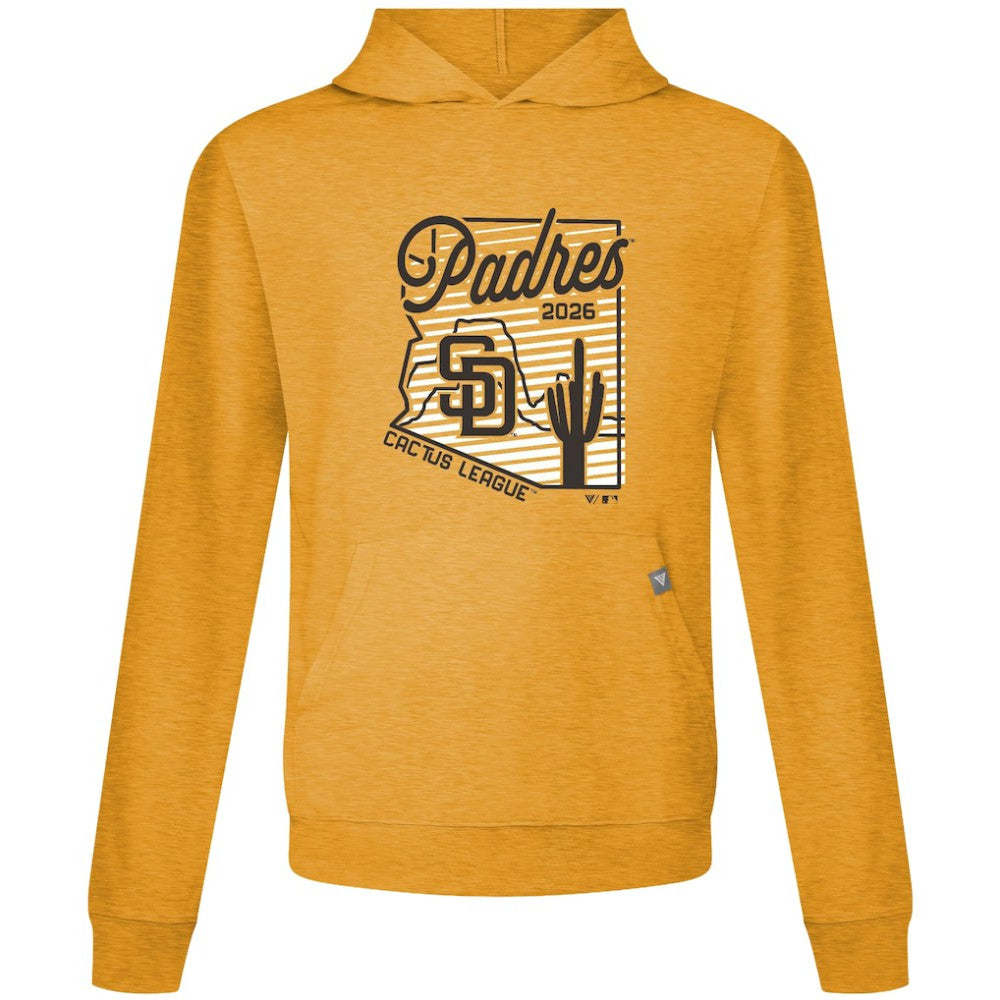 San Diego Padres Levelwear Sunrise Relay Hoodie - Gold