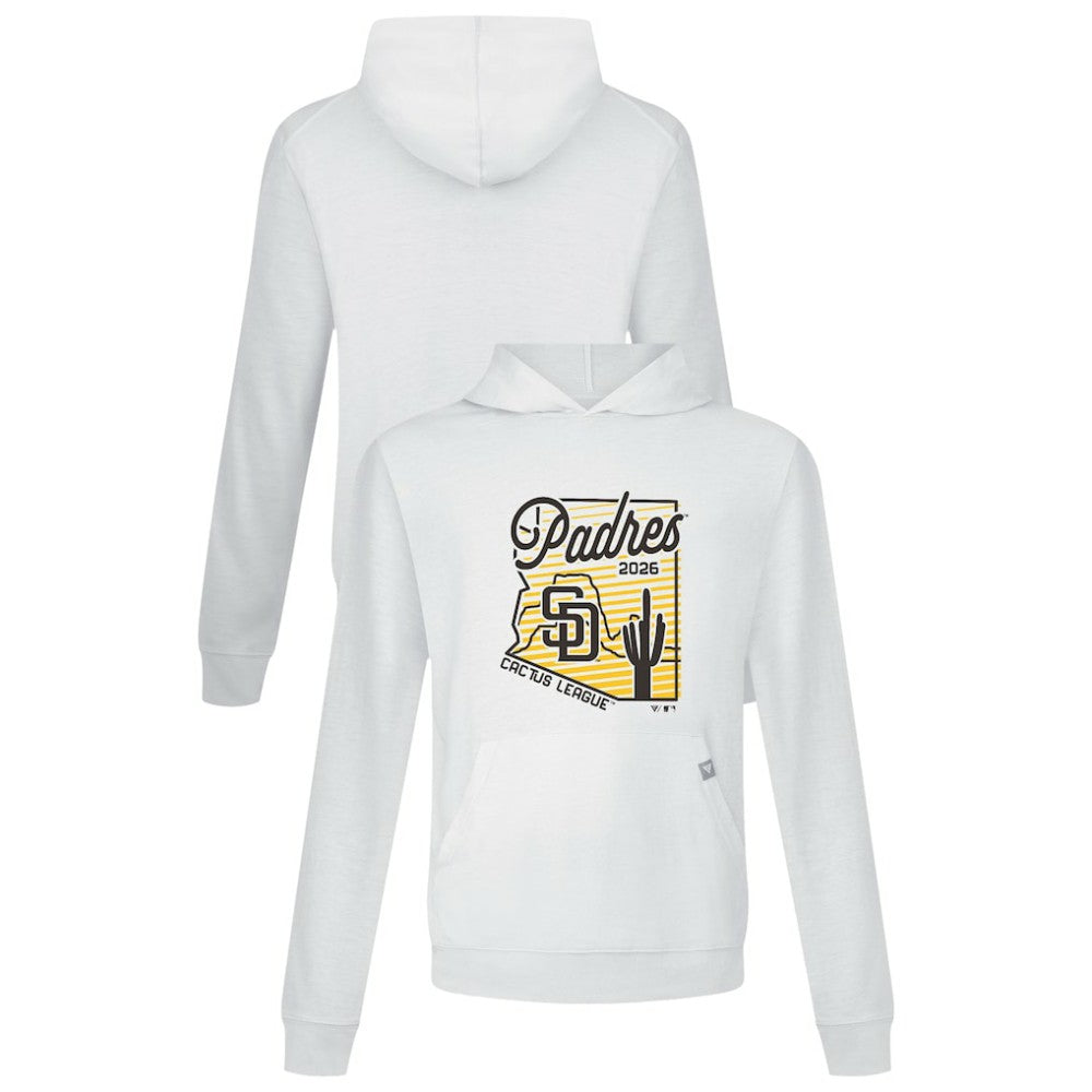 San Diego Padres Levelwear Sunrise Relay Hoodie - White