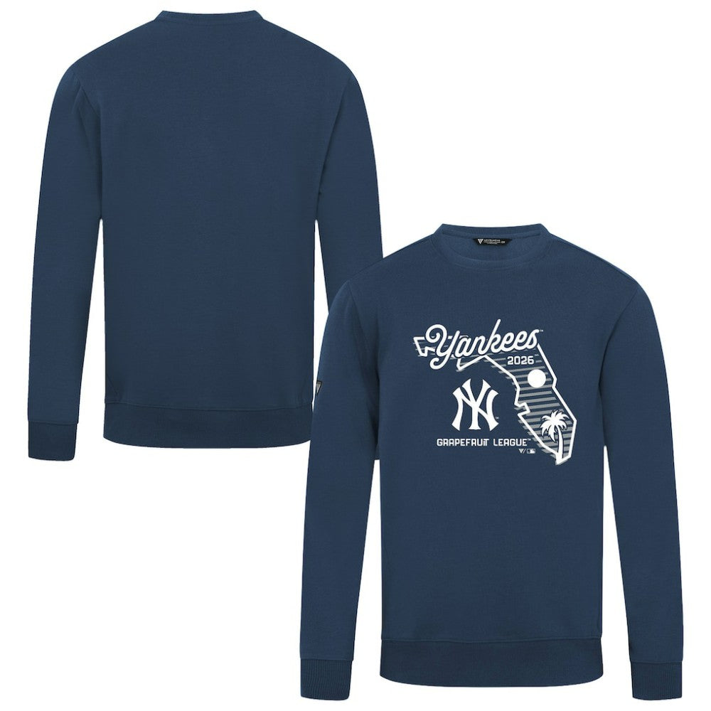 New York Yankees Levelwear Zane Sunrise Sweatshirt - Navy