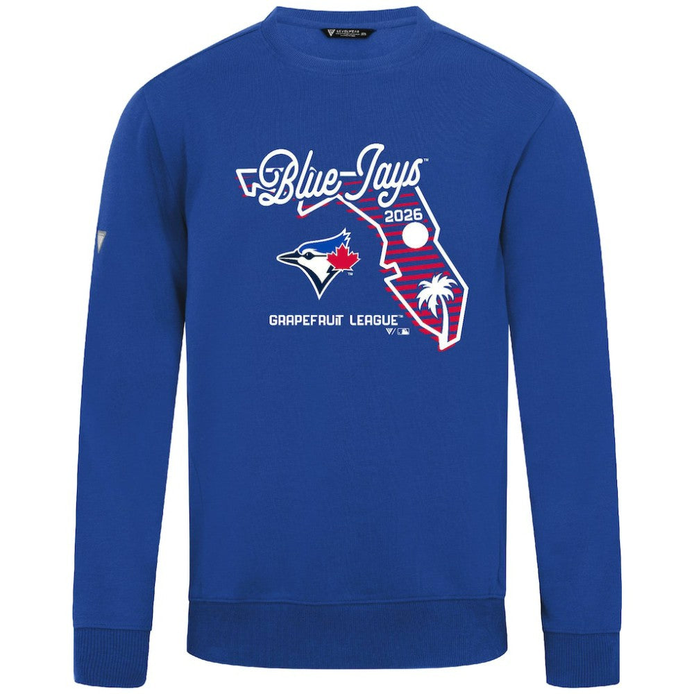 Toronto Blue Jays Levelwear Zane Sunrise Sweatshirt - Royal