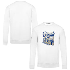 Kansas City Royals Levelwear Zane Sunrise Sweatshirt - White