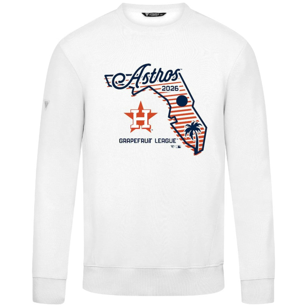 Houston Astros Levelwear Zane Sunrise Sweatshirt - White