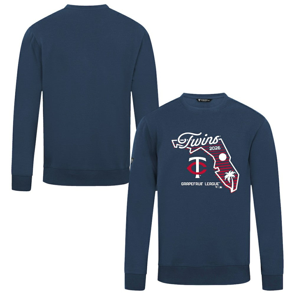 Minnesota Twins Levelwear Zane Sunrise Sweatshirt - Navy