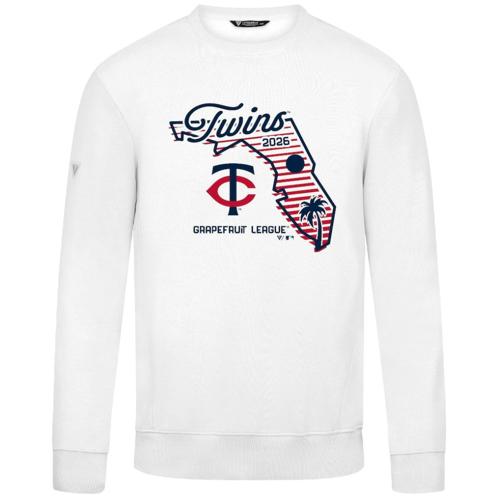 Minnesota Twins Levelwear Zane Sunrise Sweatshirt - White