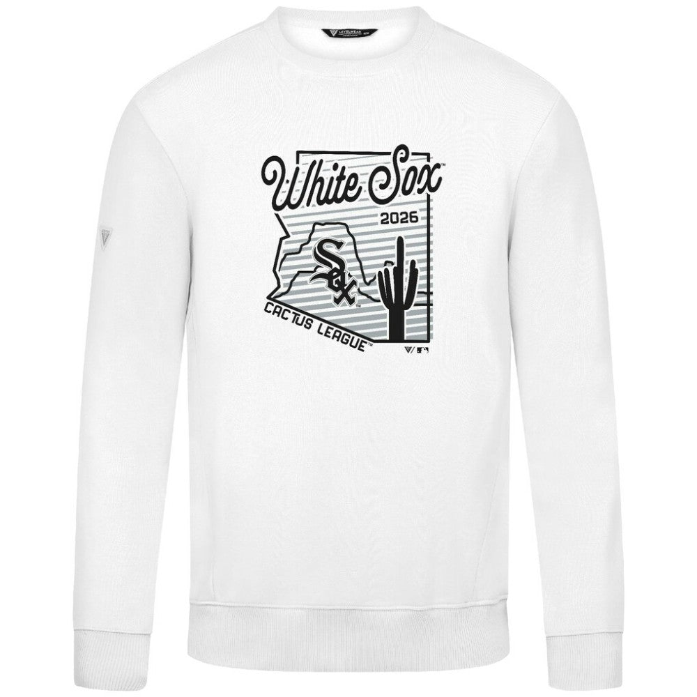 Chicago White Sox Levelwear Zane Sunrise Sweatshirt - White