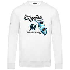 Miami Marlins Levelwear Zane Sunrise Sweatshirt - White