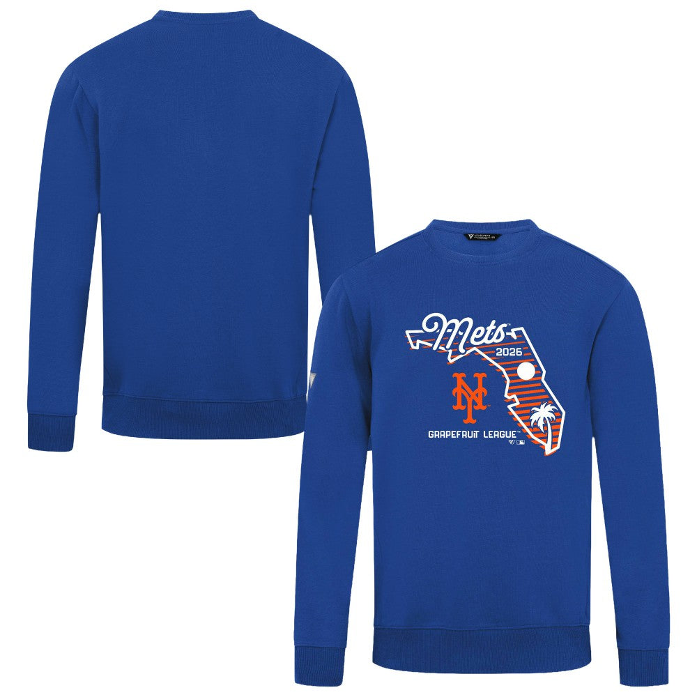 New York Mets Levelwear Zane Sunrise Sweatshirt - Royal
