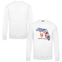 New York Mets Levelwear Zane Sunrise Sweatshirt - White