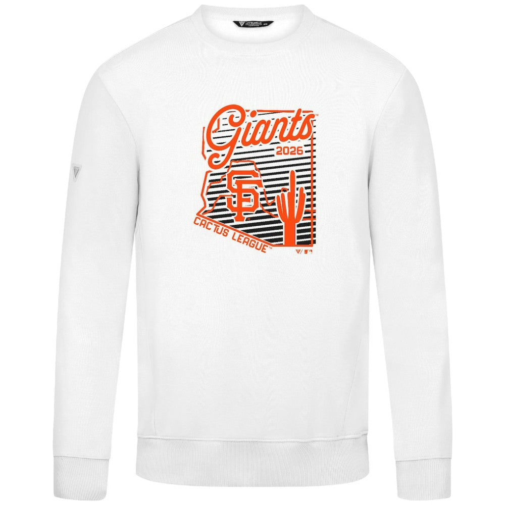 San Francisco Giants Levelwear Zane Sunrise Sweatshirt - White
