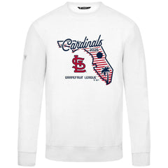 St. Louis Cardinals Levelwear Zane Sunrise Sweatshirt - White