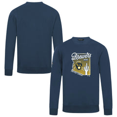 Milwaukee Brewers Levelwear Zane Sunrise Sweatshirt - Navy