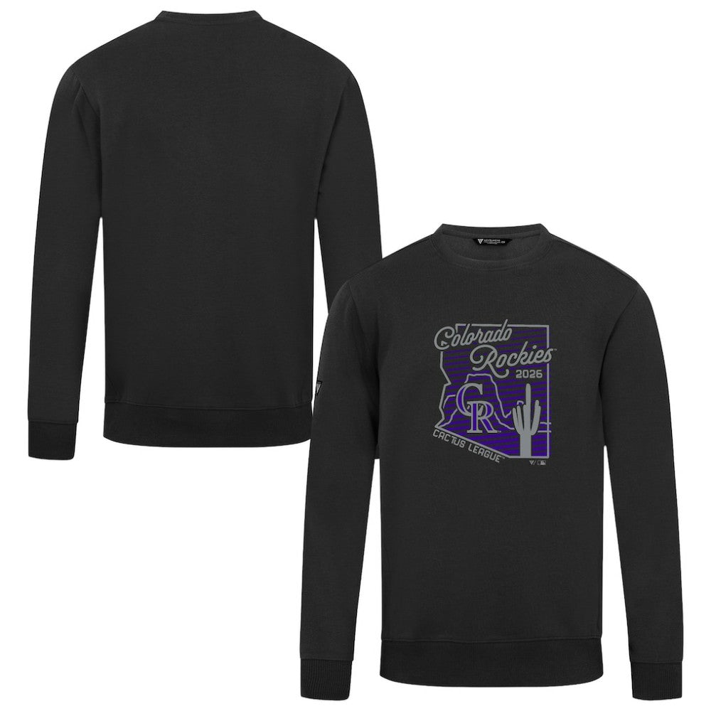 Colorado Rockies Levelwear Zane Sunrise Sweatshirt - Black