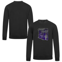 Colorado Rockies Levelwear Zane Sunrise Sweatshirt - Black