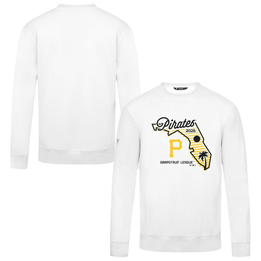 Pittsburgh Pirates Levelwear Zane Sunrise Sweatshirt - White