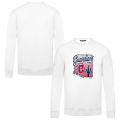 Cleveland Guardians Levelwear Zane Sunrise Sweatshirt - White