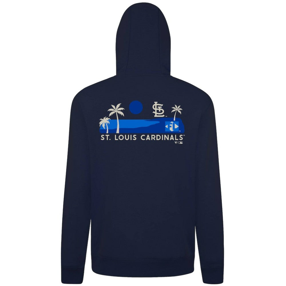 St. Louis Cardinals Levelwear Panoramic Podium Hoodie - Navy