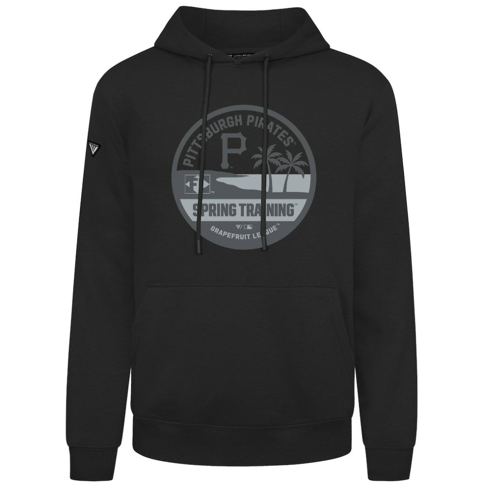 Pittsburgh Pirates Levelwear Spring Badge Podium Hoodie - Black