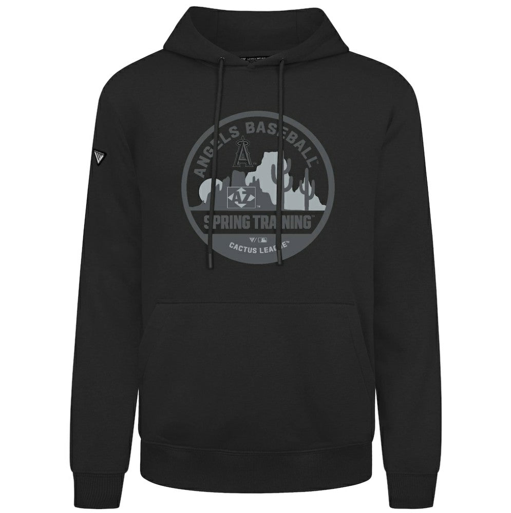 Los Angeles Angels Levelwear Spring Badge Podium Hoodie - Black